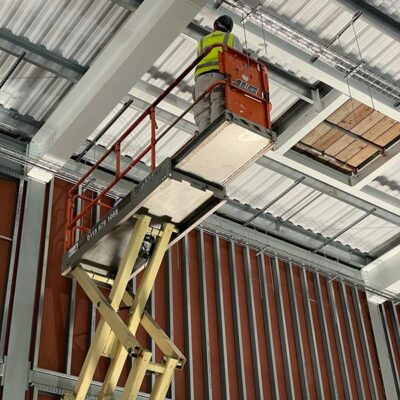 Acrolon 7300 two pack painting structural steel work