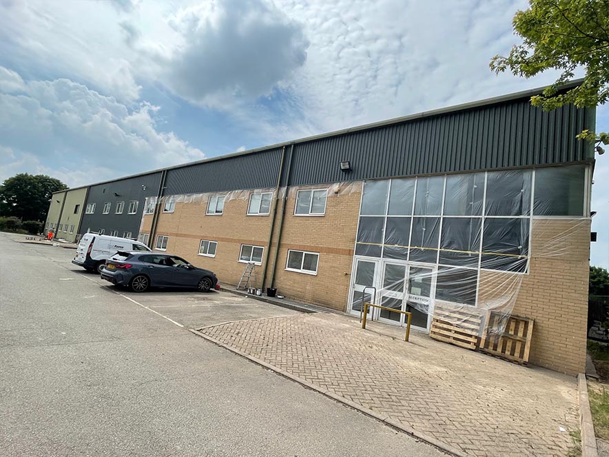 External Cladding Respray progress