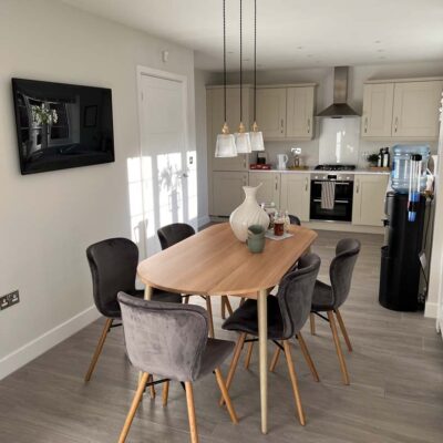 Showhome kitchen painting