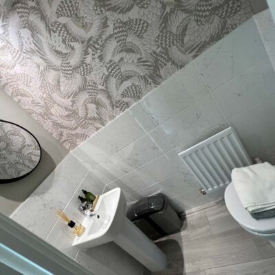 Showhome bathroom painting