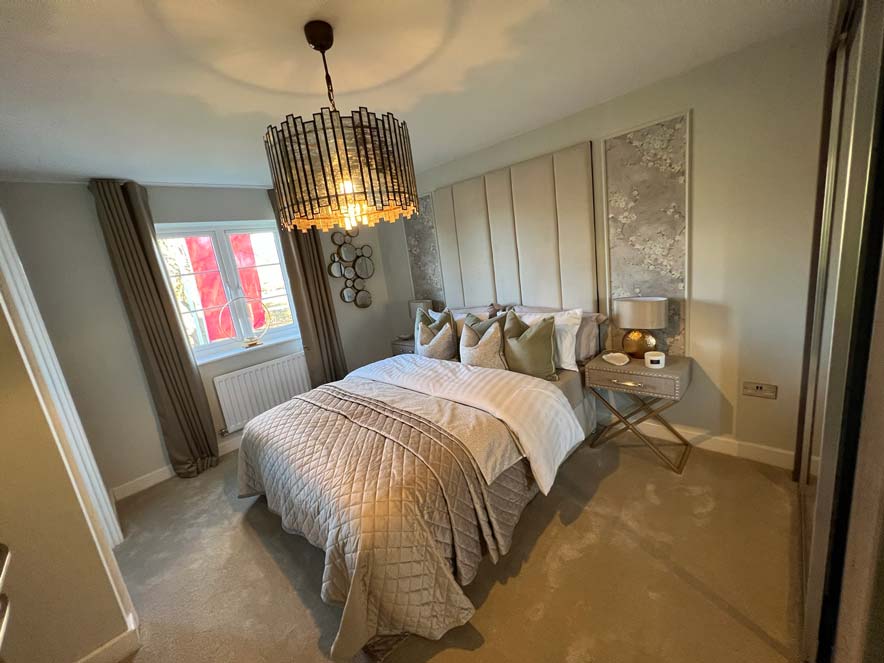 Bedrom Decoration in show home