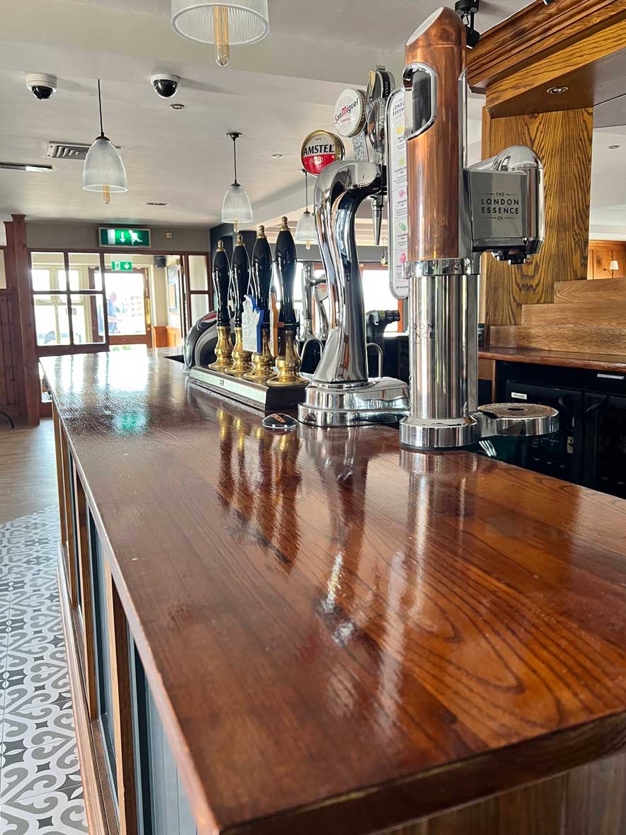 public house bar restoration